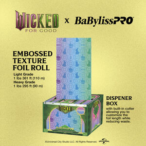 BaBylissPRO® Aluminum Coloring Foil Roll Wicked: For Good (Embossed, 1 lb, Light), , hi-res